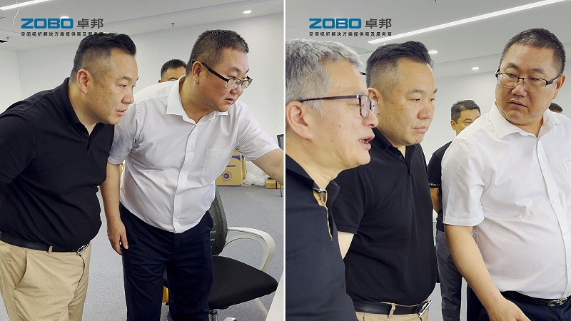 ZOBO绿巨人app入口二维码张新峰与协会领导走访中建电子信息技术有限公司，共商发展大计