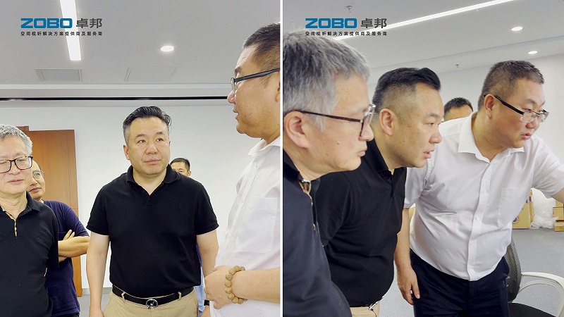 ZOBO绿巨人app入口二维码张新峰与协会领导走访中建电子信息技术有限公司，共商发展大计